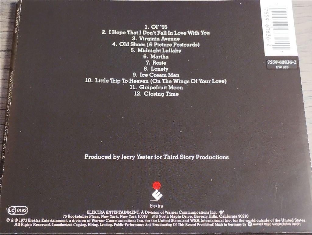 Tom Waits ‎– Closing Time, Ophalen of Verzenden, Zo goed als nieuw, Poprock