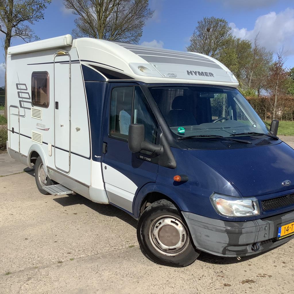 Hymer Van  6 meter. Motor Ford Transit 2,0 TDCI, Caravans en Kamperen, Campers, Standaard zit, Ringverwarming, Luifel, Ford