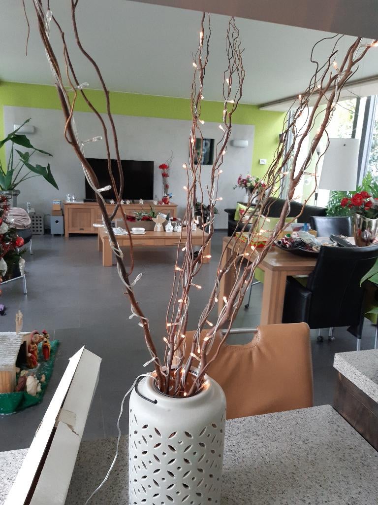 TAKKEN MET LICHTJES + ADAPTER, Ophalen, Gebruikt