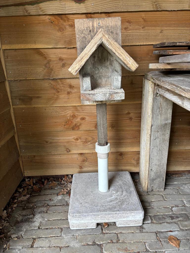 Vogelhuisje in de tuin - GRATIS, Ophalen, Gebruikt