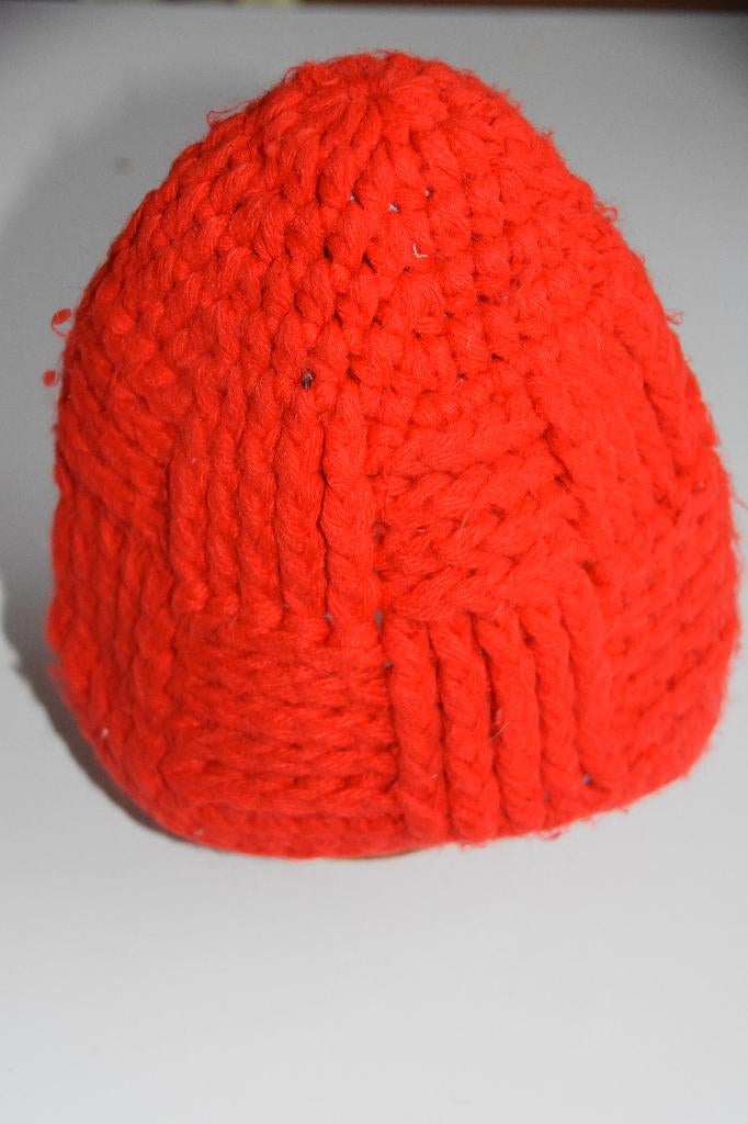 Retro rode muts brandweer rood, Kleding | Dames, Mutsen, Sjaals en Handschoenen, Verzenden, Gedragen, Muts