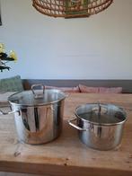 Pannen Vivo, Huis en Inrichting, Keuken | Potten en Pannen, Ophalen, Gebruikt, Rvs, Pannenset