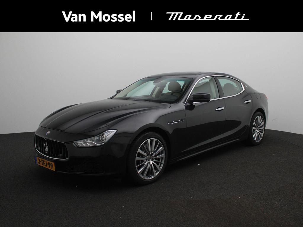 Maserati Ghibli 3.0 S | 480PK | Carplay | Autohoes | Volledi, Auto's, Maserati, Automaat, Achterwielaandrijving, Gebruikt, Zwart