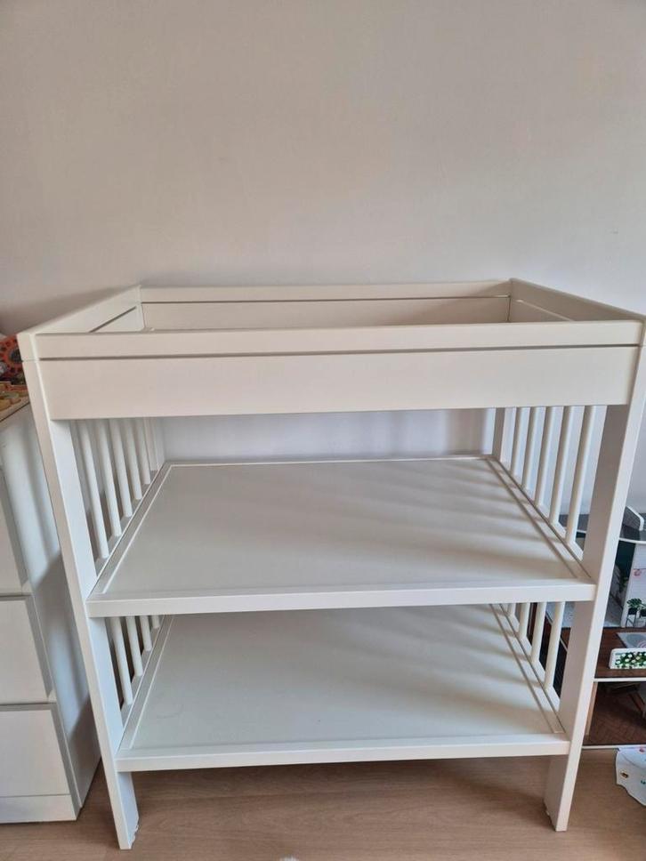 Ikea Gulliver Commodekast - Wit, Kinderen en Baby's, Kinderkamer | Commodes en Kasten, Gebruikt, Commode, 90 tot 105 cm, 75 tot 100 cm