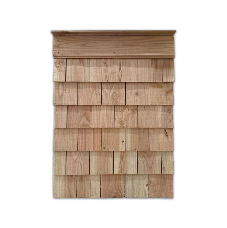 Dakshingles Douglas | Dakbedekking | 45 x 14,5 cm, Doe-het-zelf en Verbouw, Dakpannen en Dakbedekking, Nieuw, Overige typen, Hout