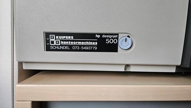 HP DesignJet 500 plotter, Computers en Software, Printers, Gebruikt, Printer, Inkjetprinter, Kleur printen, Zwart-en-wit printen