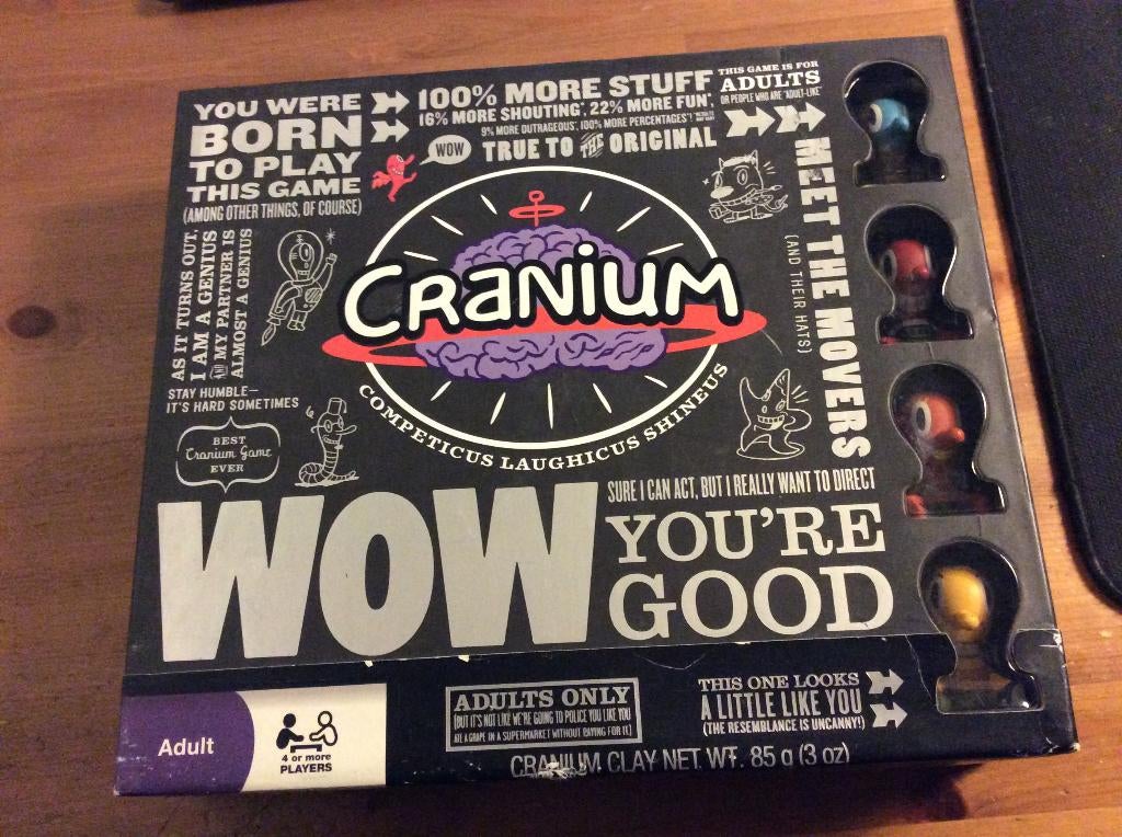 Cranium WOW. Adults only editie. Engelstalig, Hobby en Vrije tijd, Gezelschapsspellen | Bordspellen, Vijf spelers of meer, Ophalen of Verzenden