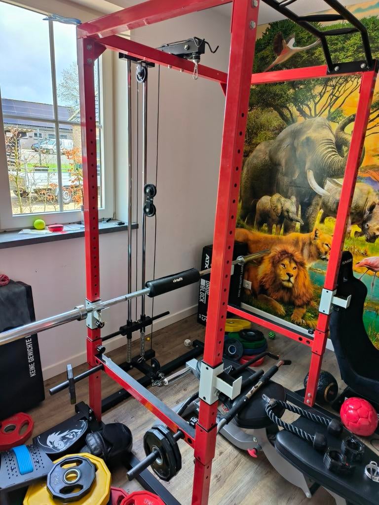 Krachtstation, Sport en Fitness, Fitnessmaterialen, Ophalen of Verzenden, Zo goed als nieuw, Overige typen