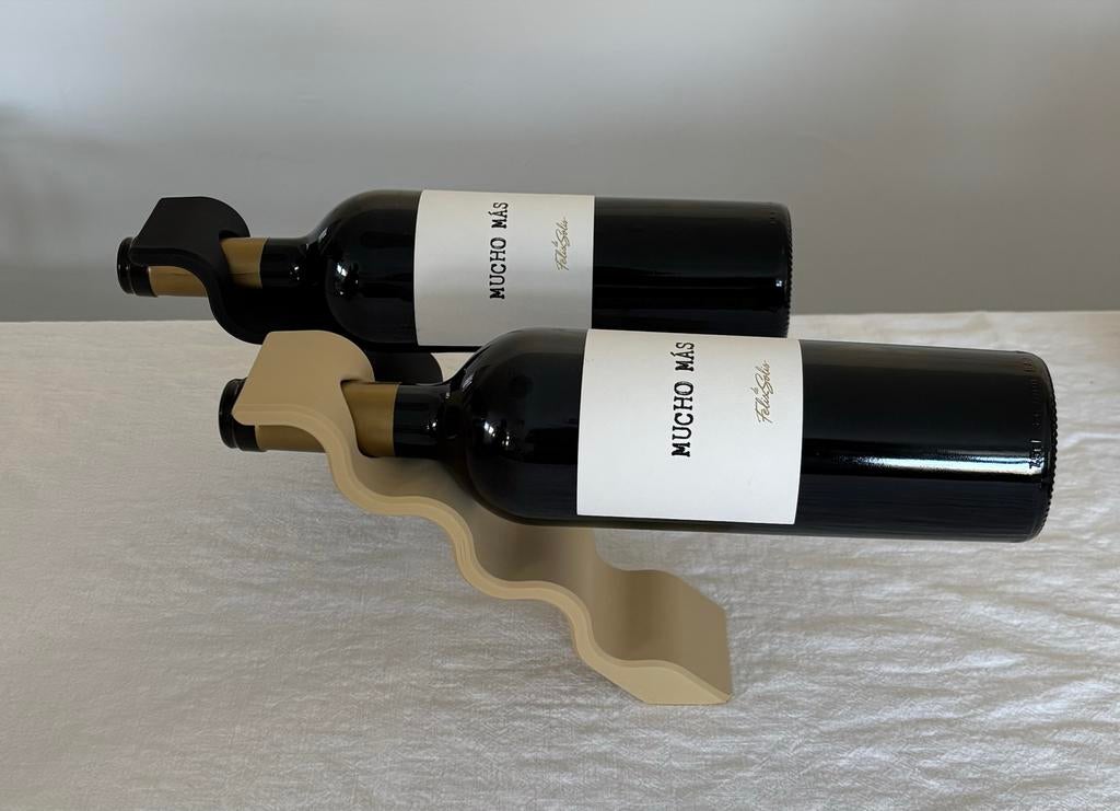 3D geprint wijnrek voor 1 zwevende fles- Modern Design, Kunststof, Nieuw, Ophalen of Verzenden, Minder dan 5 flessen