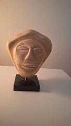 Speksteen beeld met 2 gezichten, Antiek en Kunst, Kunst | Beelden en Houtsnijwerken, Ophalen of Verzenden