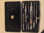 E.O. Richter & Co. precisie-tekeninstrumenten set, Antiek en Kunst, Ophalen of Verzenden