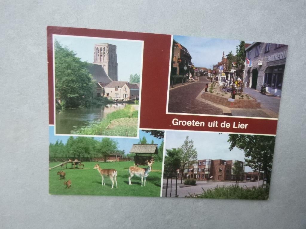 de Lier, bakkerij/kerk 1987, Verzenden, 1980 tot heden, Gelopen, Noord-Brabant