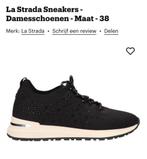 La Strada dames sneakers zwart met glitter maat 38 dames, Ophalen, Zwart, Sneakers of Gympen, Zo goed als nieuw