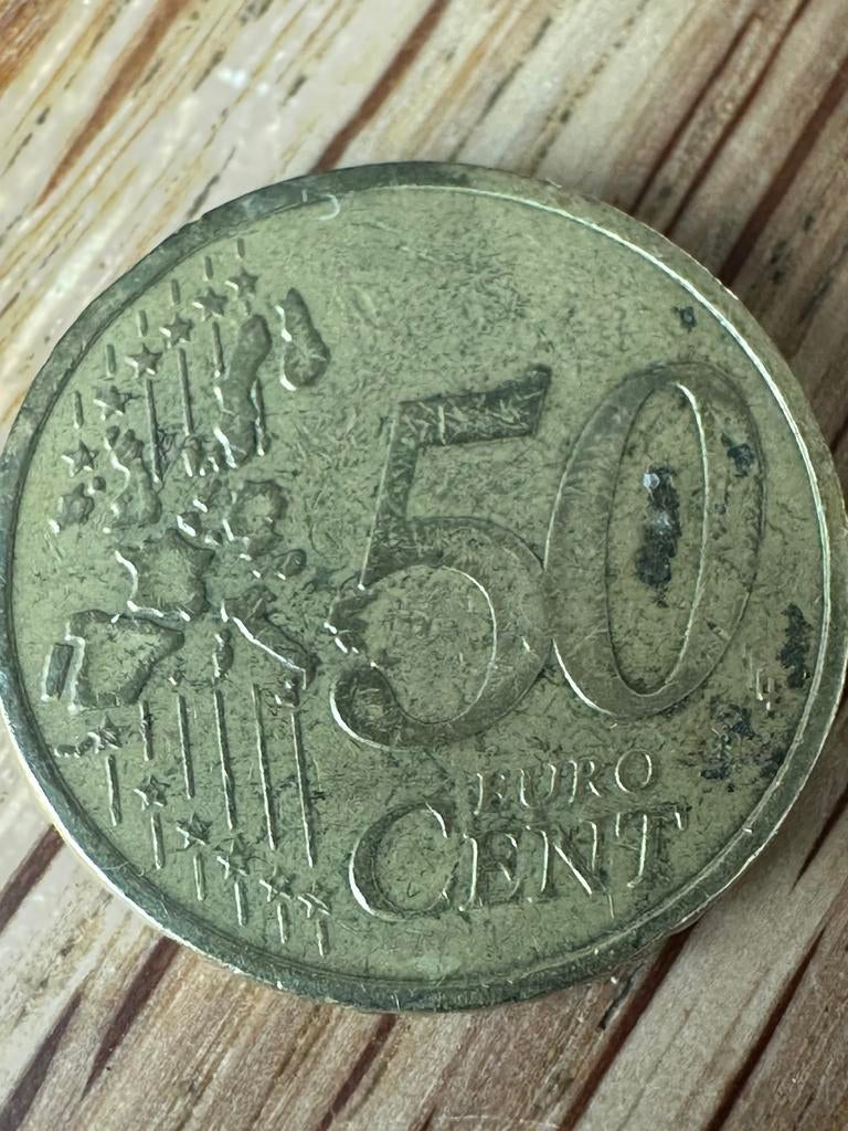 50 € cent 2002, Ophalen of Verzenden, Losse munt