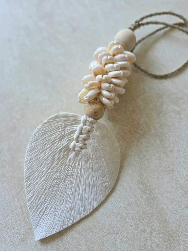 Schelpen decoratie hanger Bulu 5 uit Bali, Ophalen of Verzenden, Tropical Home, 6951nk, Nieuw