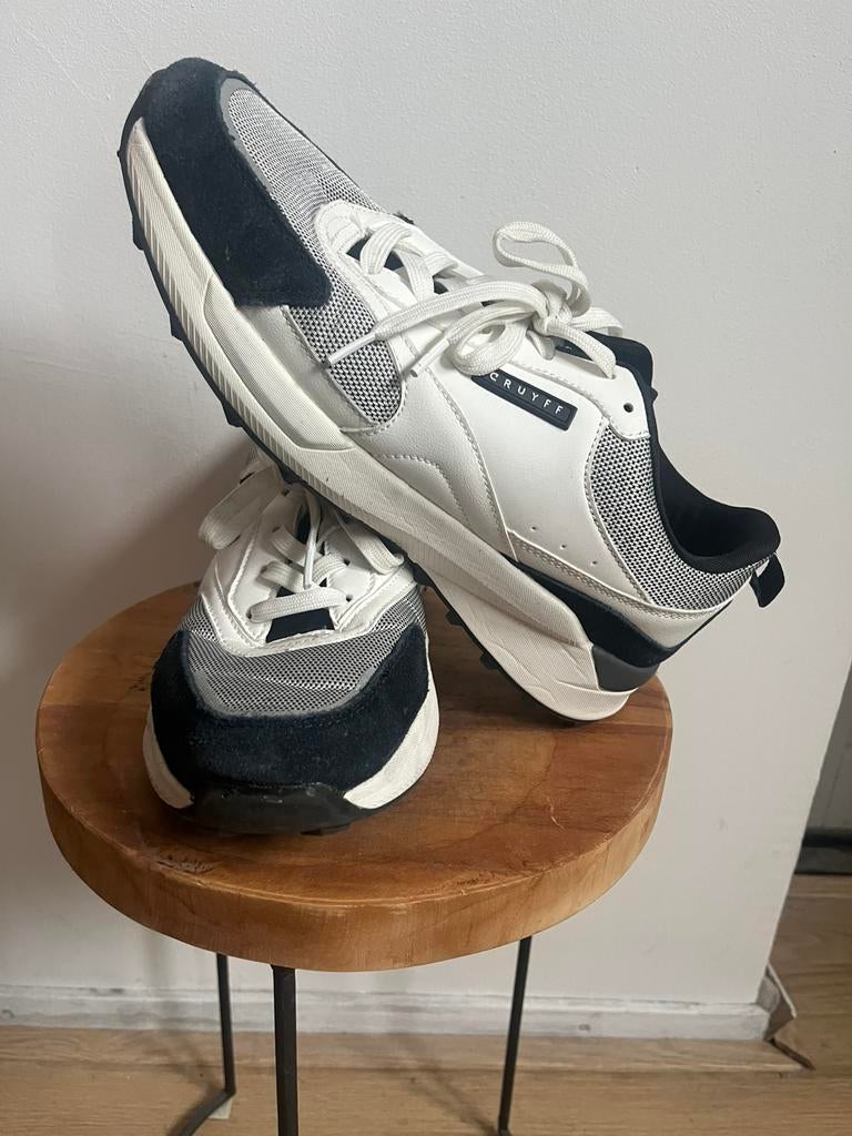 Cruyff sneakers 42 wit zwart schoenen gympen sportschoenen, Kleding | Heren, Schoenen, Verzenden, Wit, Sneakers of Gympen, Zo goed als nieuw