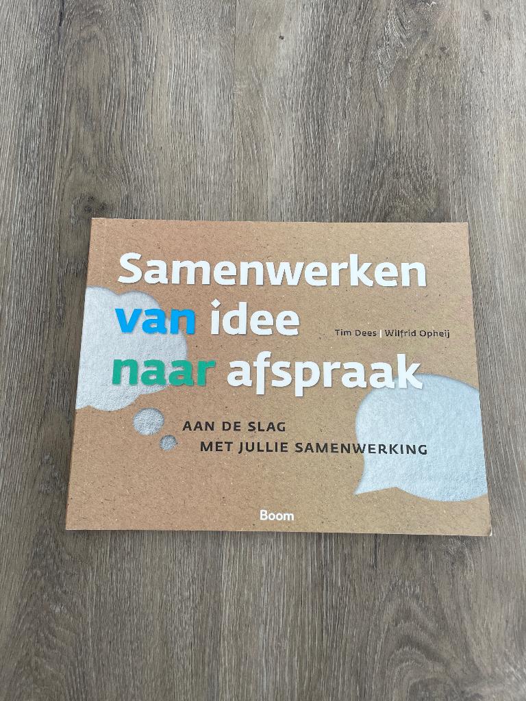 Studieboek samenwerken van idee naar afspraak, Ophalen of Verzenden, Zo goed als nieuw, Economie en Marketing, Boom
