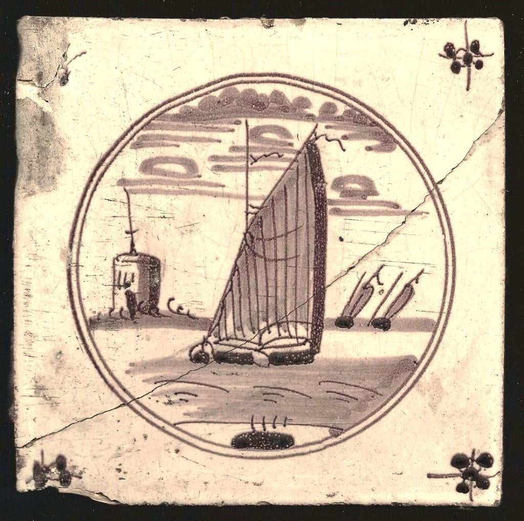 Tegel - Botter (1), Ophalen of Verzenden