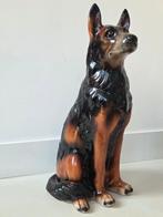 Grote vintage keramieken hond / herder, Verzamelen, Beelden en Beeldjes, Ophalen, Zo goed als nieuw, Dier