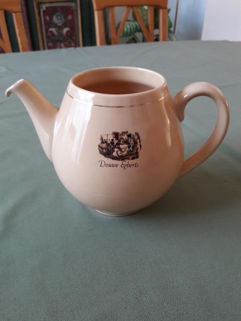 brocante douwe egberts theepot, Ophalen of Verzenden