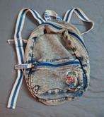 Leuke spijkerstof rugzak met Stitch applicaties, Ophalen of Verzenden, Gebruikt, Disney of Dora