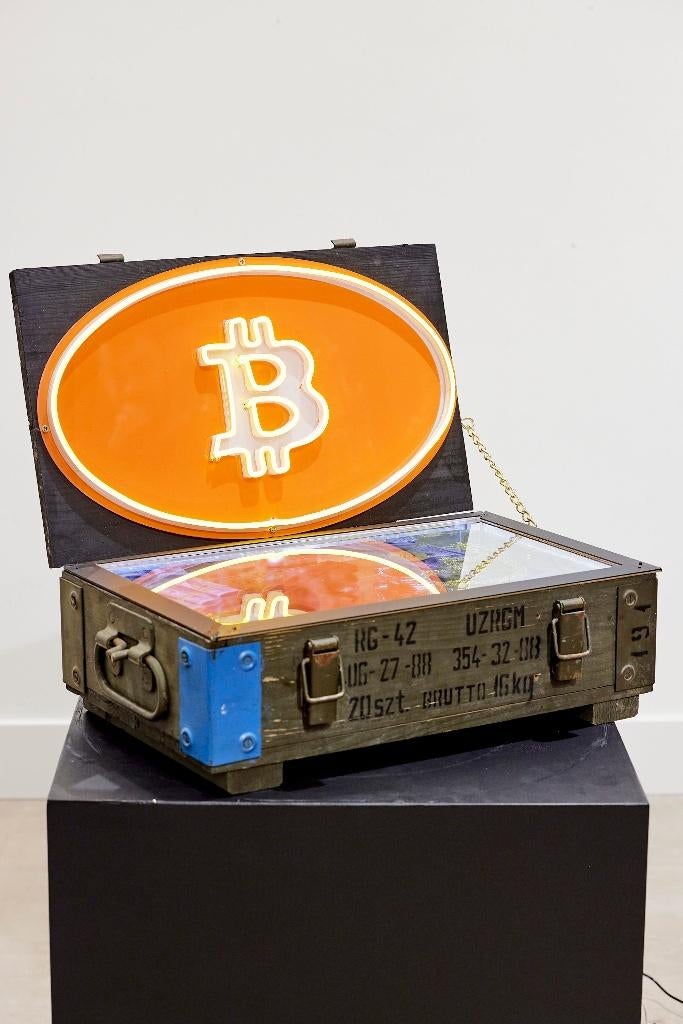 Bitcoin koffer - crypto box - getaway suitcase leger kist, Ophalen of Verzenden
