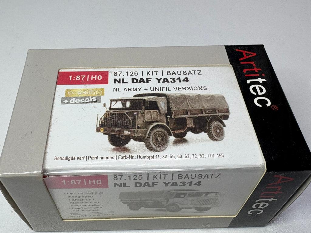 Artitec DAf YA314 incl Unifil IMG5887/8/9, Hobby en Vrije tijd, Modelauto's | 1:87, Ophalen of Verzenden, Nieuw, Bus of Vrachtwagen