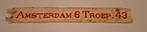 Amsterdam 6 Troep. 43 Scouting Padvinderij, Ophalen of Verzenden, Gebruikt, Embleem, Speld of Insigne