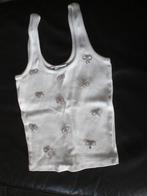 Wit ZARA hemdje met versiering maat S, Ophalen of Verzenden, Zo goed als nieuw, Wit, Zara