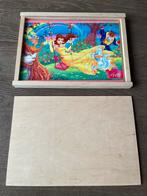 Disney Houten Puzzel Belle en het Beest, 2 tot 4 jaar, Gebruikt, Ophalen of Verzenden, Van hout