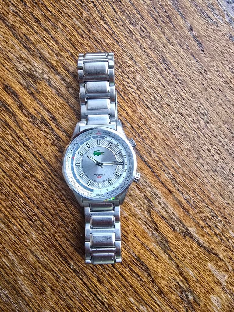 Lacoste heren horloge, Sieraden, Tassen en Uiterlijk, Horloges | Heren, Overige merken, Staal, Staal, Polshorloge