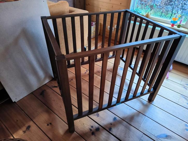 Bopita box - Donkerbruin, vierkant en in hoogte verstelbaar, Kinderen en Baby's, Boxen, Gebruikt, Vierkant, In hoogte verstelbaar