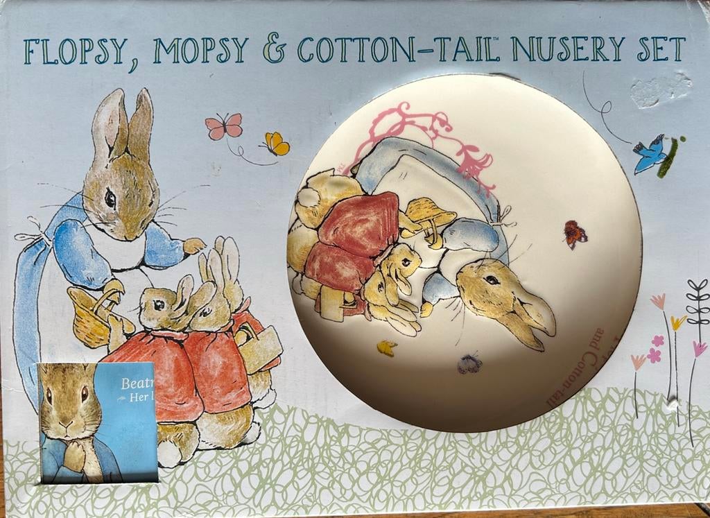 Beatrix Potter - Peter Rabbit kinderservies, Ophalen of Verzenden, Nieuw, Porselein, Bord of Schaal