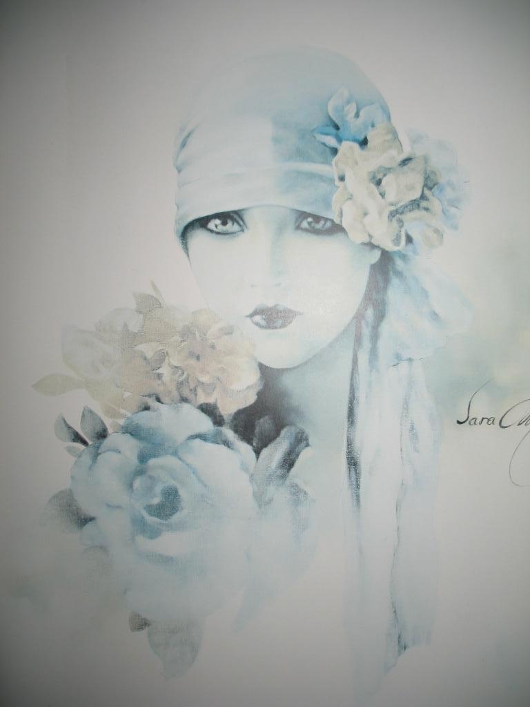 Prent Poster Sara Moon *1981 * Vintage, Ophalen, Zo goed als nieuw