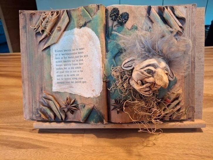 3D Wortelmannetjes boek, Minder dan 50 cm, Ophalen of Verzenden, Zo goed als nieuw, Schilderij