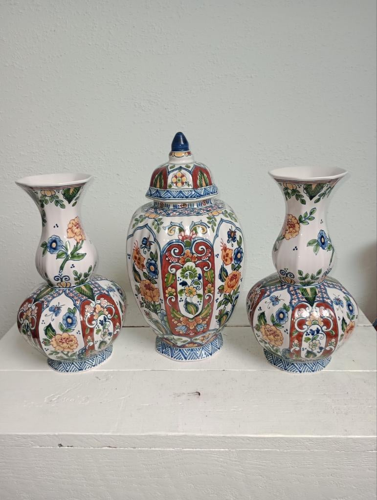 Makkum Tichelaar ,, Kaststel,,, Antiek en Kunst, Ophalen