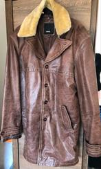 Stijlvolle Heren Leren Jas - Warm & Comfortabel, Ophalen of Verzenden, Zo goed als nieuw, Maat 56/58 (XL), Bruin