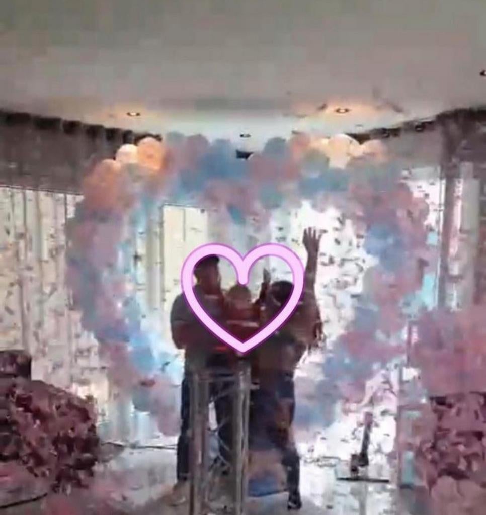 Gender reveal, Ophalen of Verzenden, Zo goed als nieuw, Versiering, Geboorte of Huwelijk
