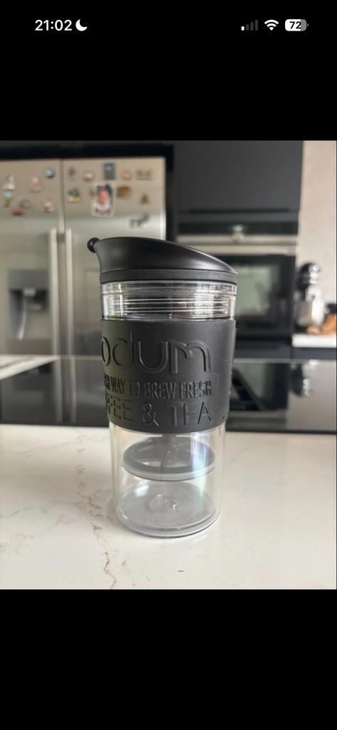 Bodum Travel French Press 350ml, Overige modellen, Nieuw, Gemalen koffie, Ophalen of Verzenden