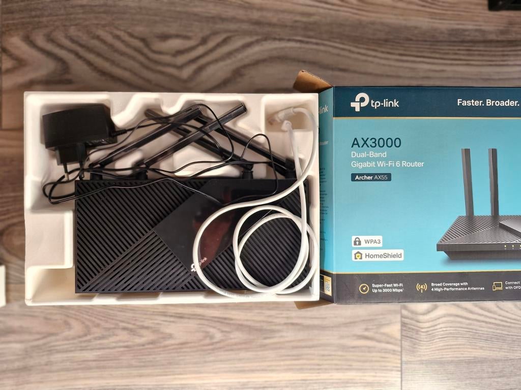 TP-Link AX55 Router - Zo goed als nieuw, Computers en Software, Routers en Modems, Ophalen of Verzenden