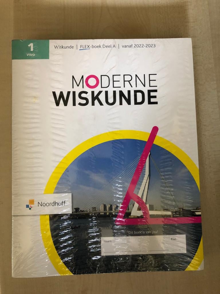Moderne Wiskunde 1 VWO 13e editie Flex, VWO, Wiskunde A, Nieuw, Ophalen of Verzenden