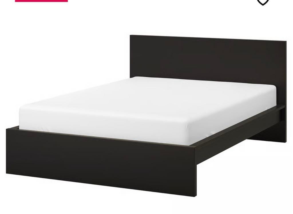 Malm bed 160x200 cm (ikea), Huis en Inrichting, Ophalen, Tweepersoons, Zo goed als nieuw, 160 cm
