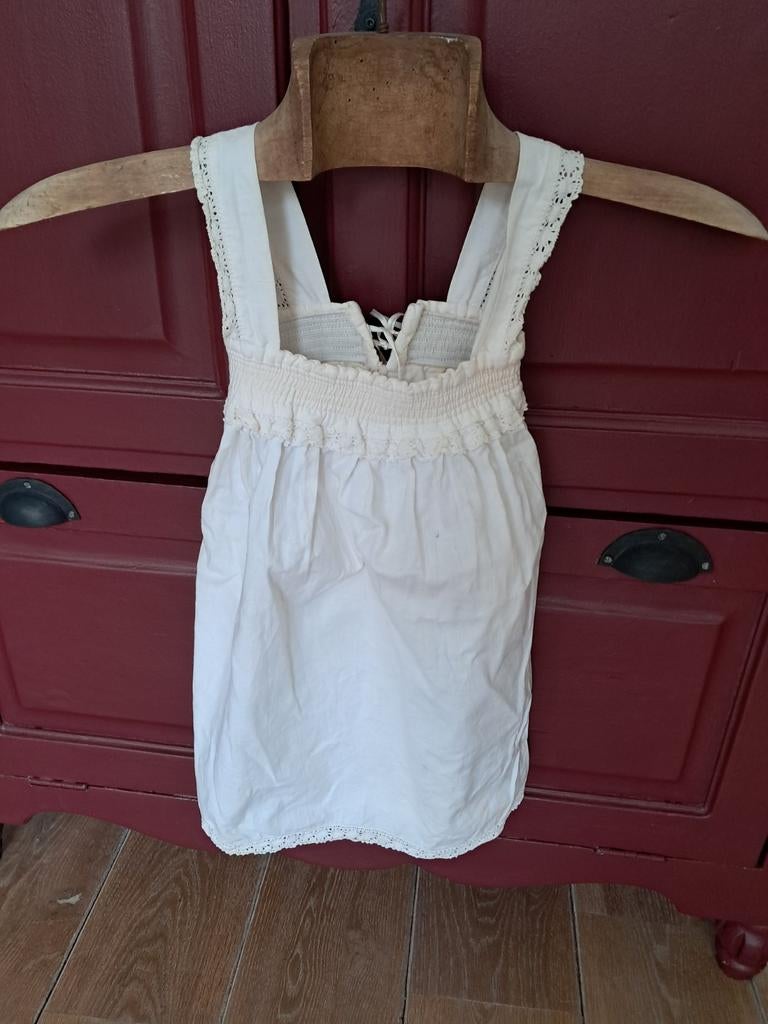 Schattig oud brocante jurkje, Antiek en Kunst, Antiek | Kleding en Accessoires, Ophalen of Verzenden