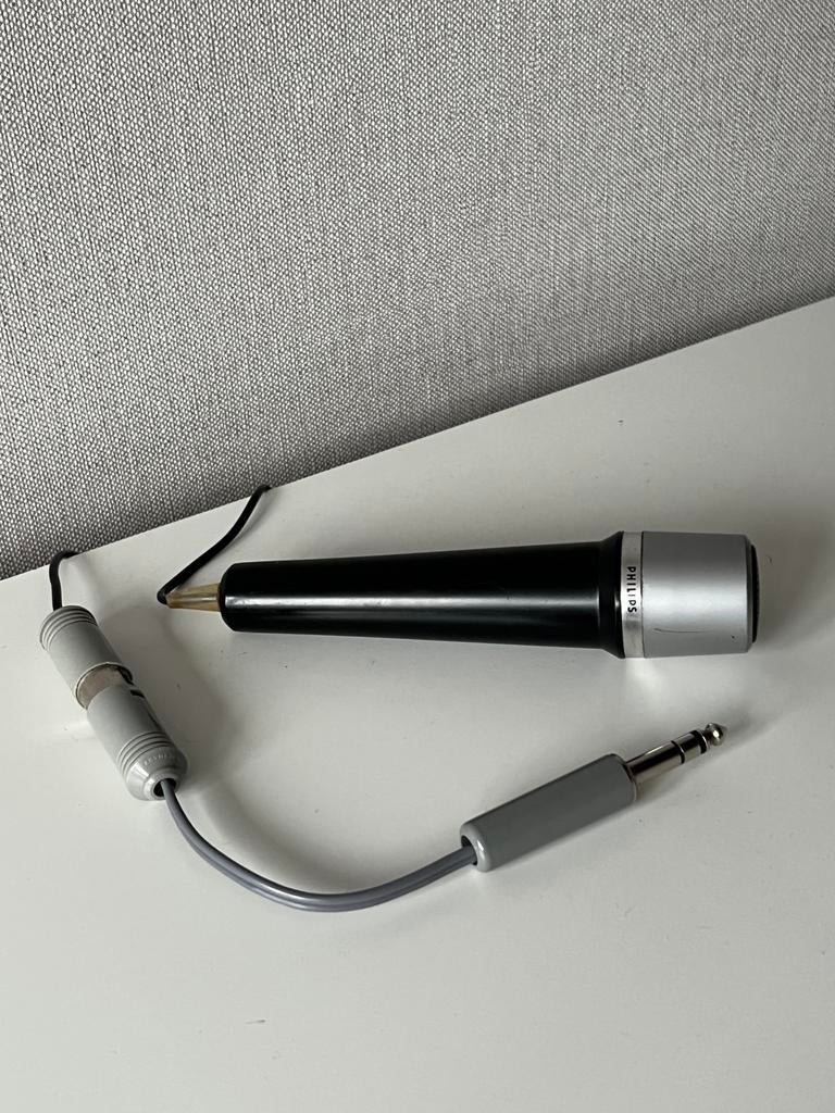 Te koop: vintage Philips microfoon N8 212/00, Ophalen of Verzenden, Gebruikt, Overige typen