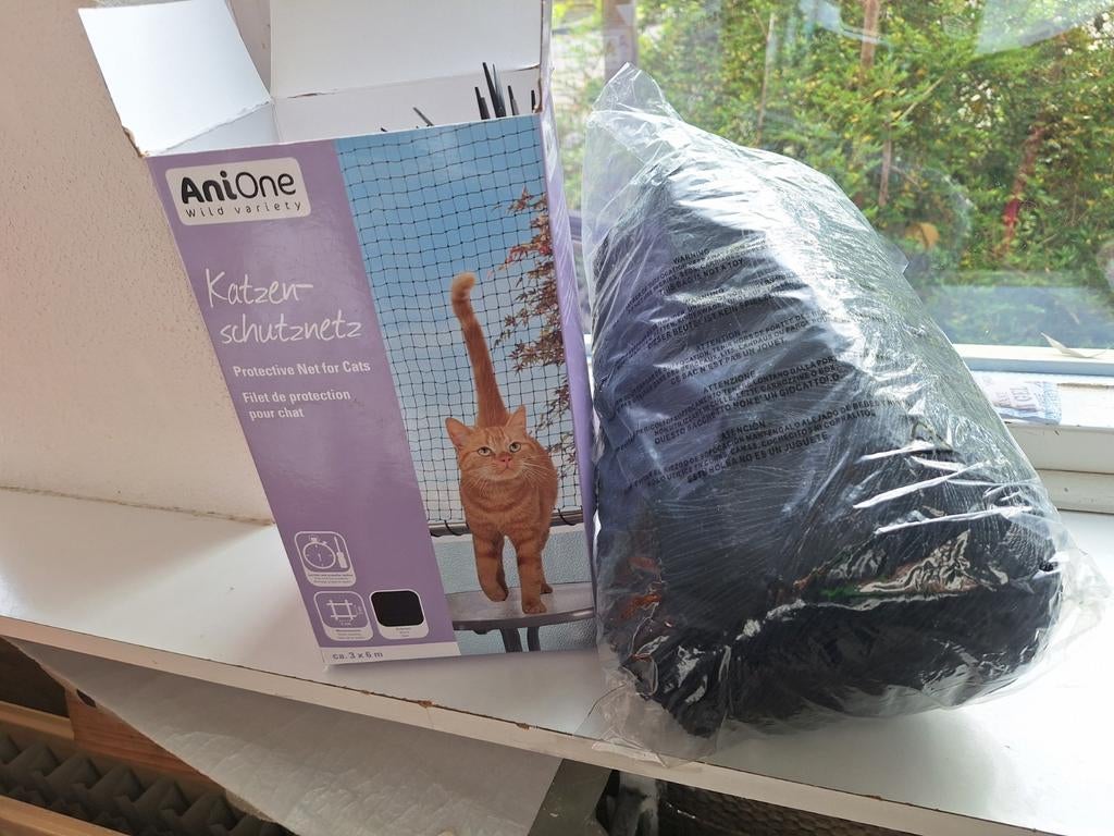Kattennet 3x6 meter, Dieren en Toebehoren, Katten-accessoires, Ophalen of Verzenden, Nieuw
