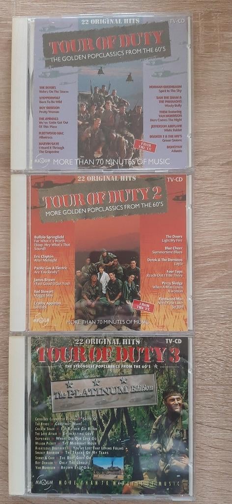 Tour of Duty cd.s deel 1 tm 6 compleet., Ophalen of Verzenden, Zo goed als nieuw, Pop