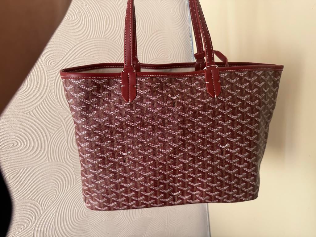 Goyard PM tas - bordeaux, Ophalen of Verzenden, Gebruikt, Rood, Shopper