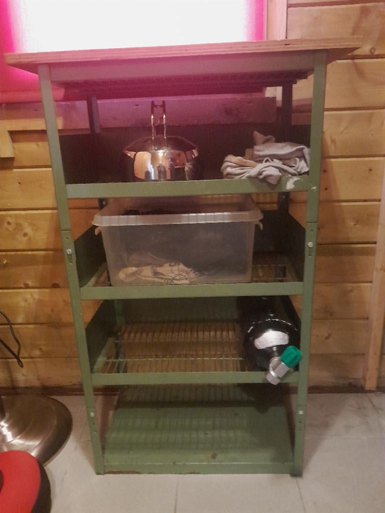 metalen opbergrek, Hobby en Vrije tijd, Overige Hobby en Vrije tijd, Ophalen, Gebruikt