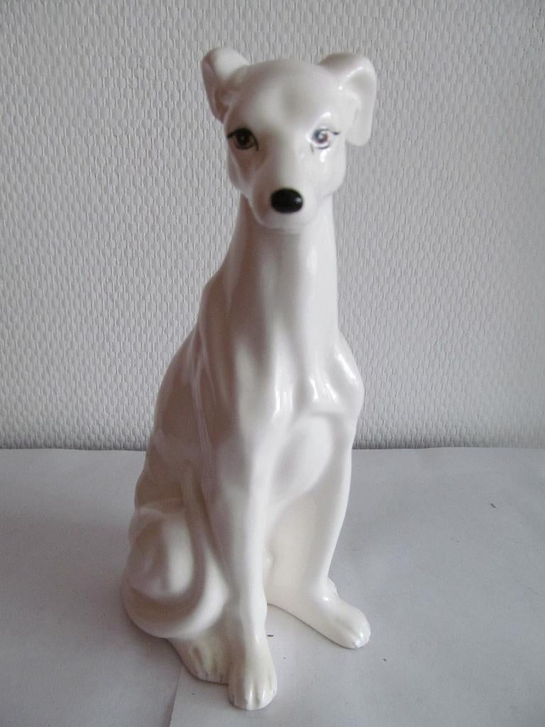 Keramiek beeld van een windhond - VAGA international, Ophalen, Zo goed als nieuw, Dier