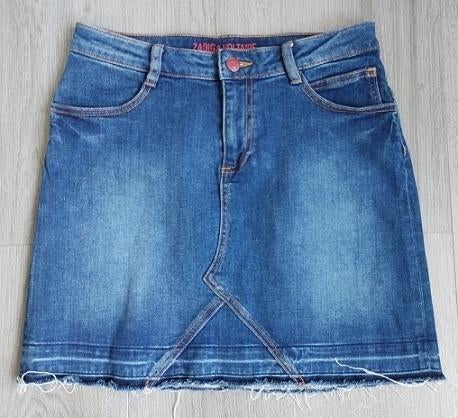 ZADIG & VOLTAIRE  StretchJeans-Rokje maat M, Maat 38/40 (M), ZADIG & VOLTAIRE, Blauw, Ophalen of Verzenden